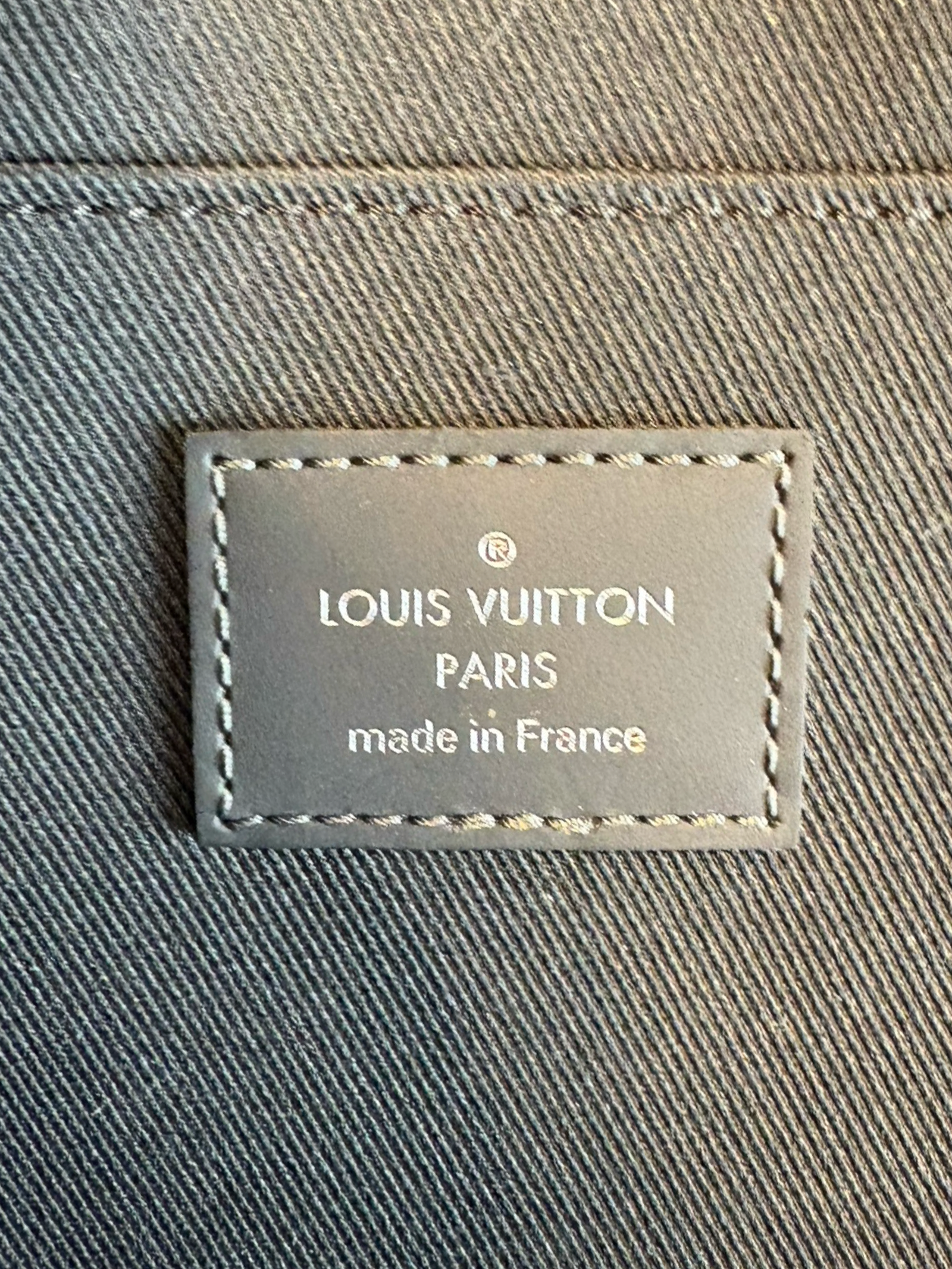 Louis Vuitton Damier Cobalt Camouflage Pochette Jour GM Clutch Bag — image 11