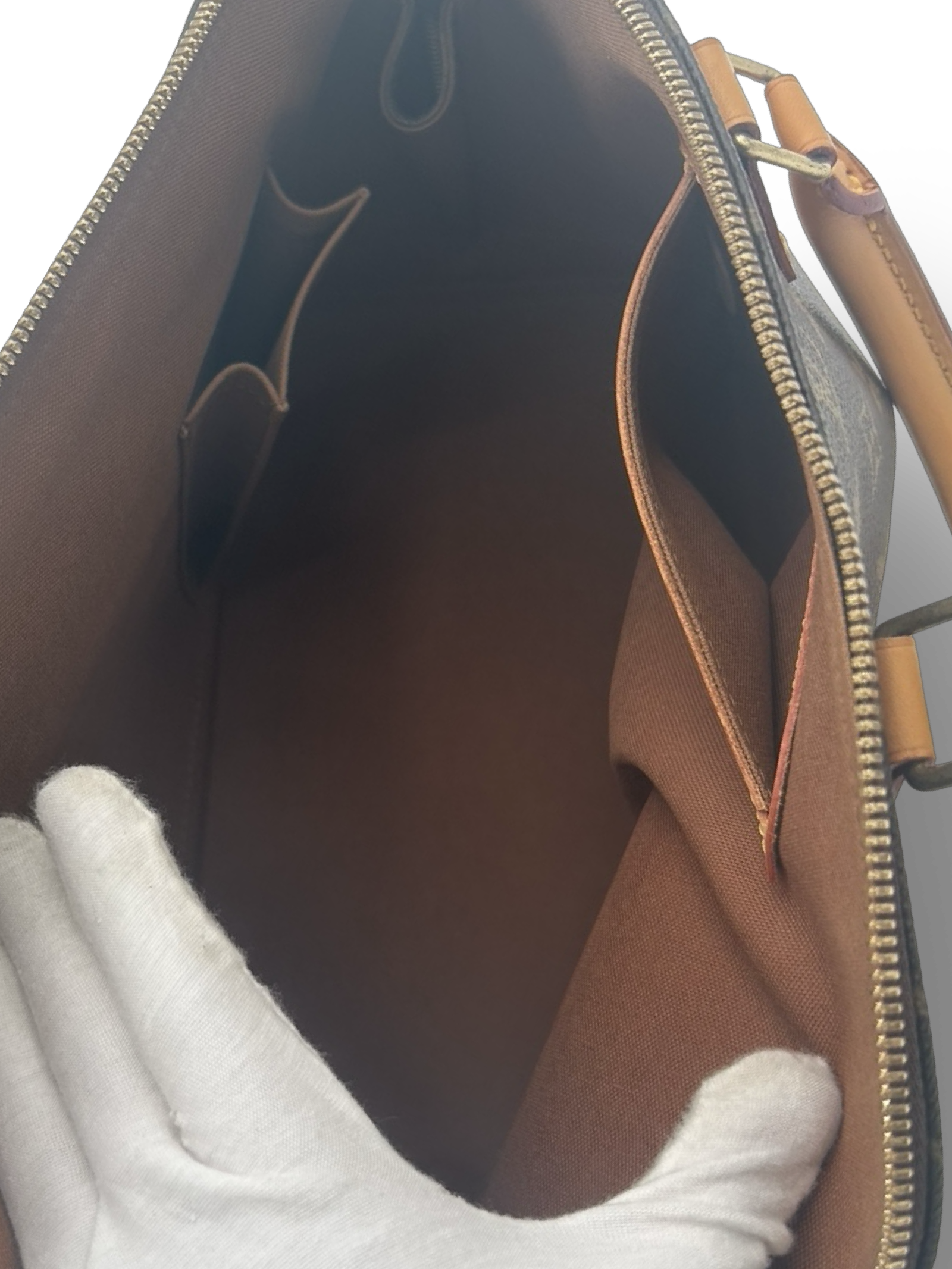 Louis Vuitton Alma PM Brown Monogram Canvas Handbag — image 11