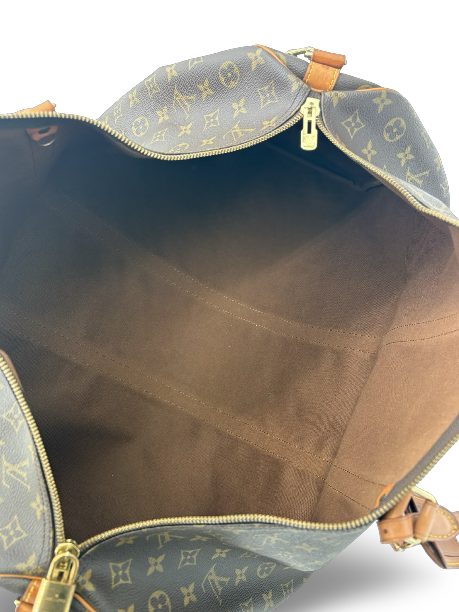 Louis Vuitton Keepall 60 Bandouliere Brown Monogram Canvas Travel Duffel Bag — image 16