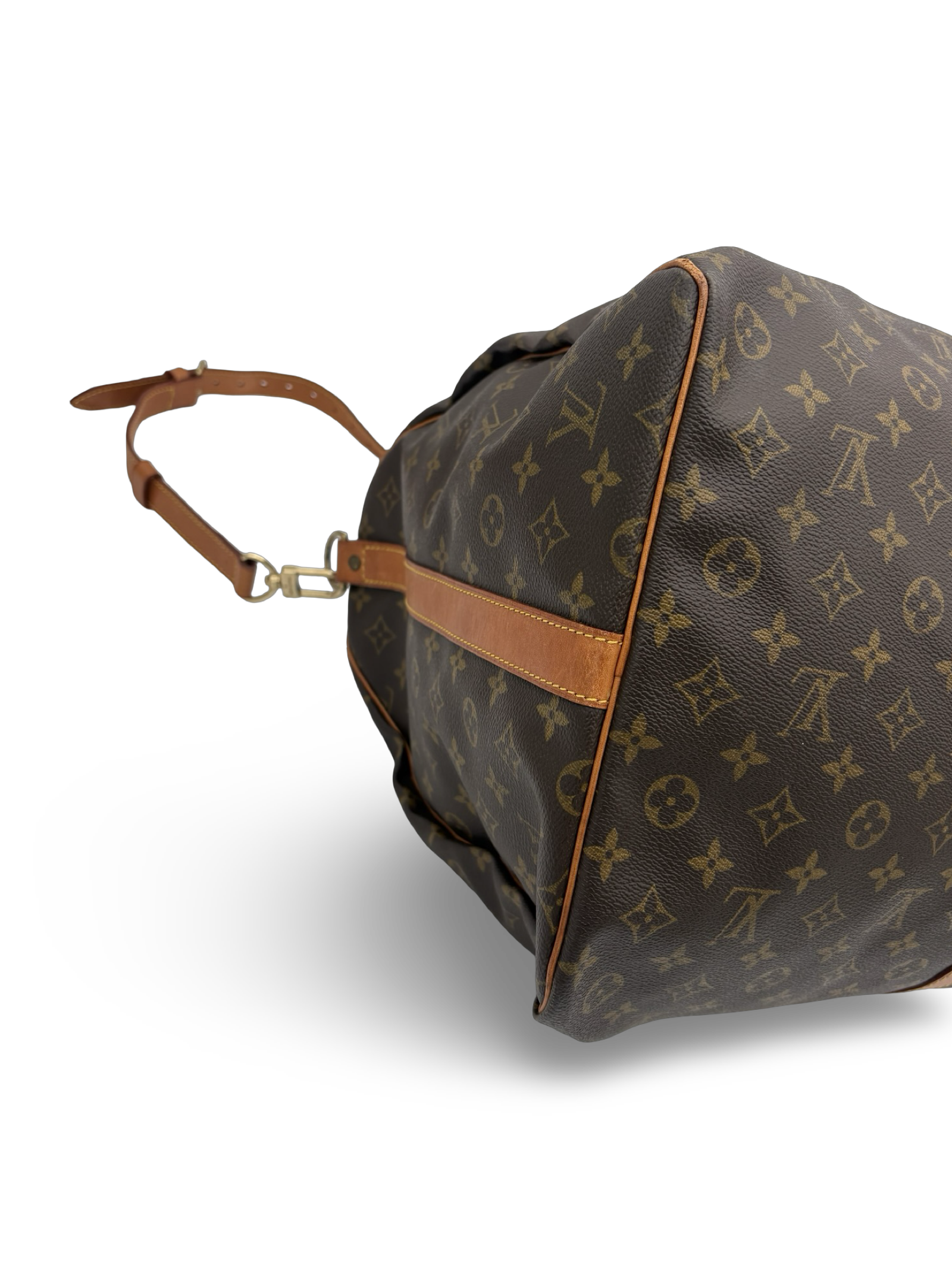 Louis Vuitton Keepall 60 Bandouliere Brown Monogram Canvas Travel Duffel Bag — image 11