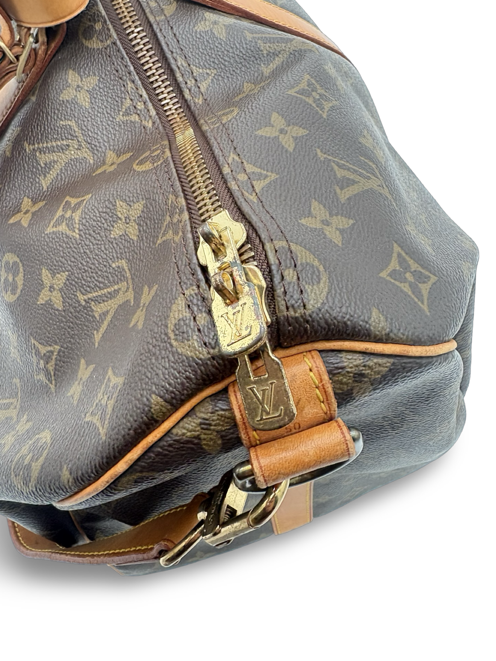 Louis Vuitton Keepall 50 Bandouliere Brown Monogram Canvas Travel Duffel Bag — image 6