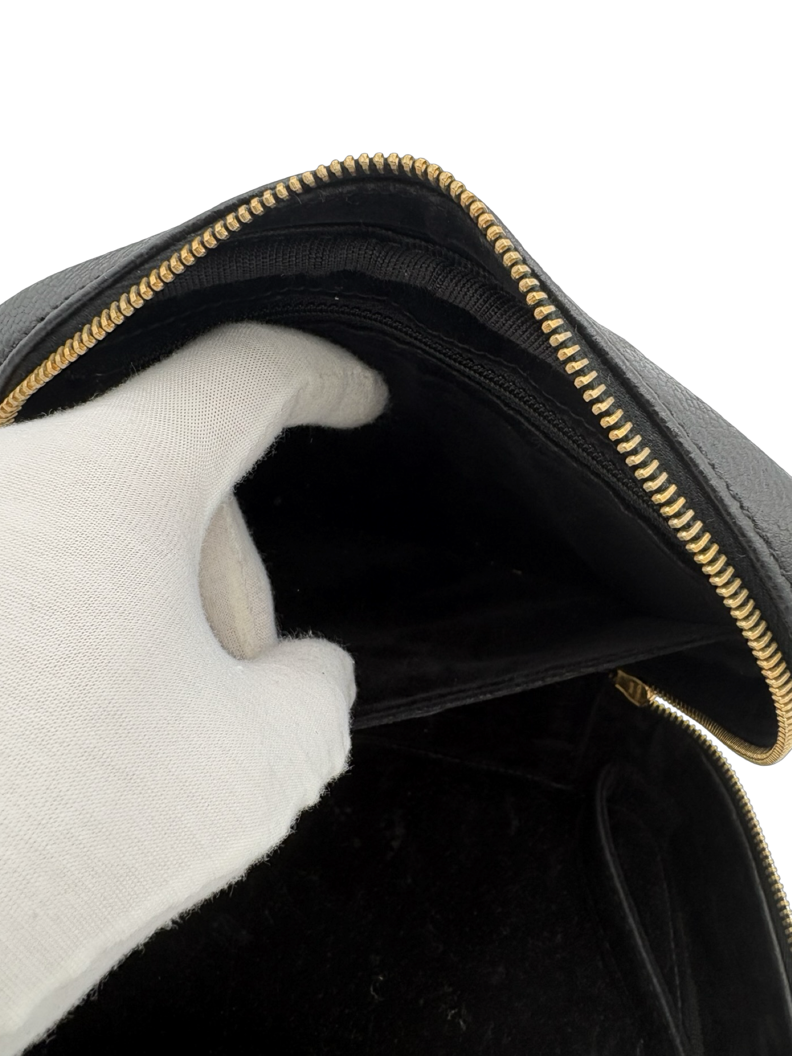 Chanel CC Black Caviar Vanity Handbag Shoulder Bag — image 22