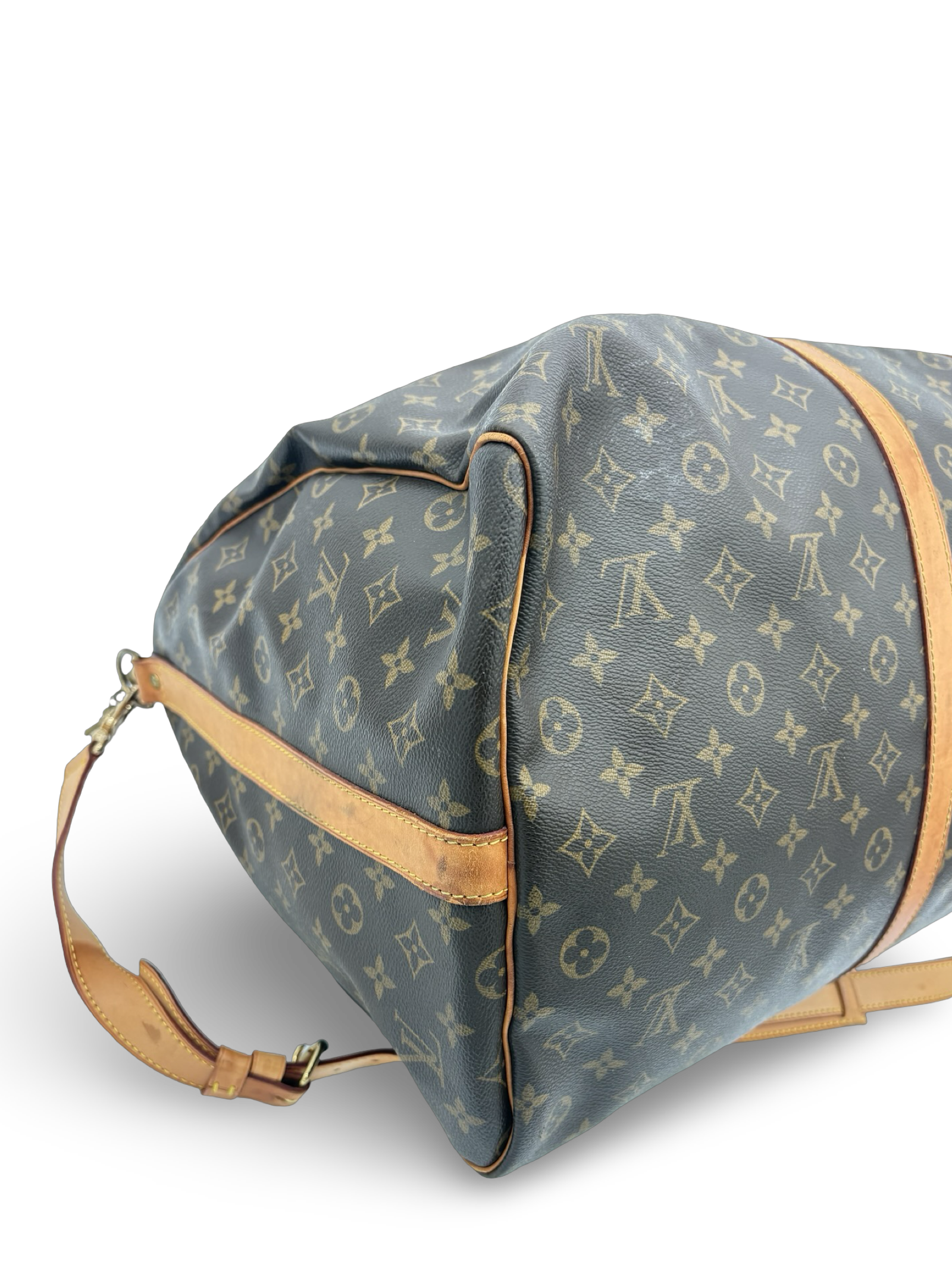 Louis Vuitton Keepall 60 Bandouliere Brown Monogram Canvas Travel Duffel Bag — image 12