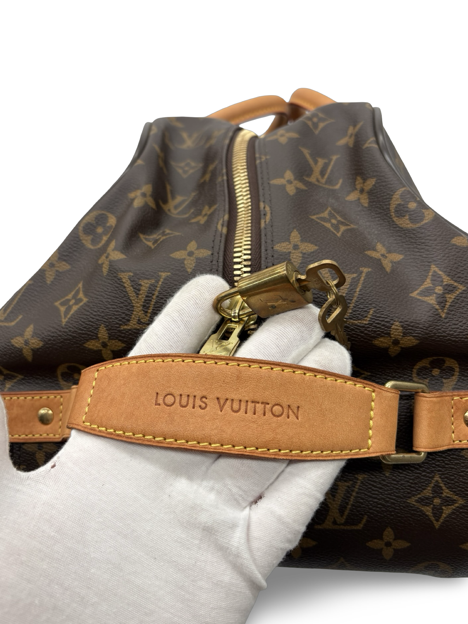 Louis Vuitton Eole 50 Travel Rolling Suitcase Duffel Brown Monogram Canvas Bag — image 15