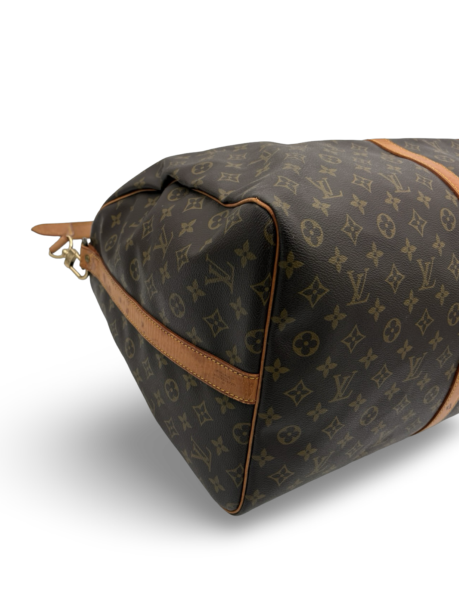 Louis Vuitton Keepall 60 Bandouliere Brown Monogram Canvas Travel Duffel Bag — image 8