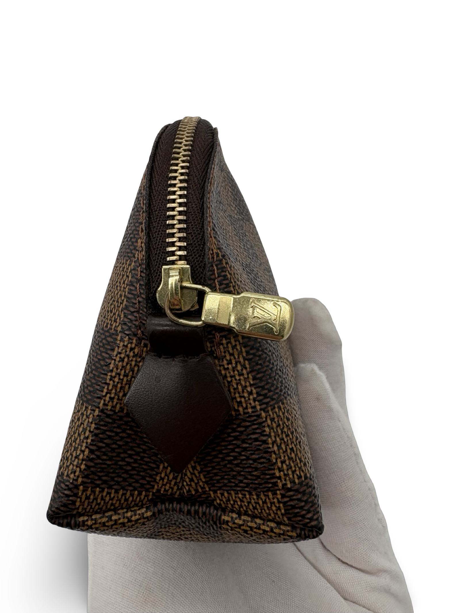 Louis Vuitton Brown Damier Ebene Canvas Damier Cosmetic Pouch — image 5