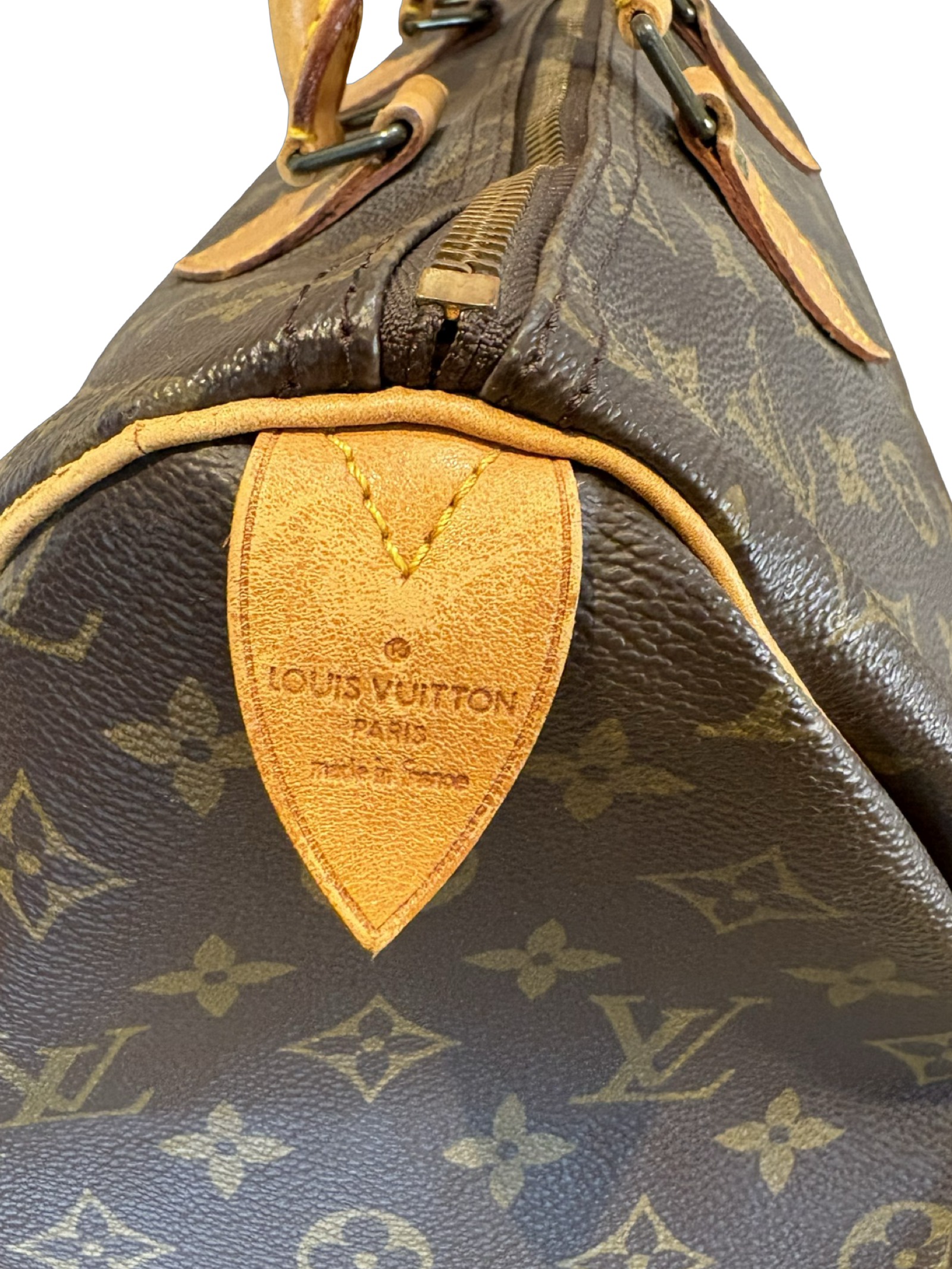 Louis Vuitton Speedy 35 Brown Monogram Canvas Handbag — image 7