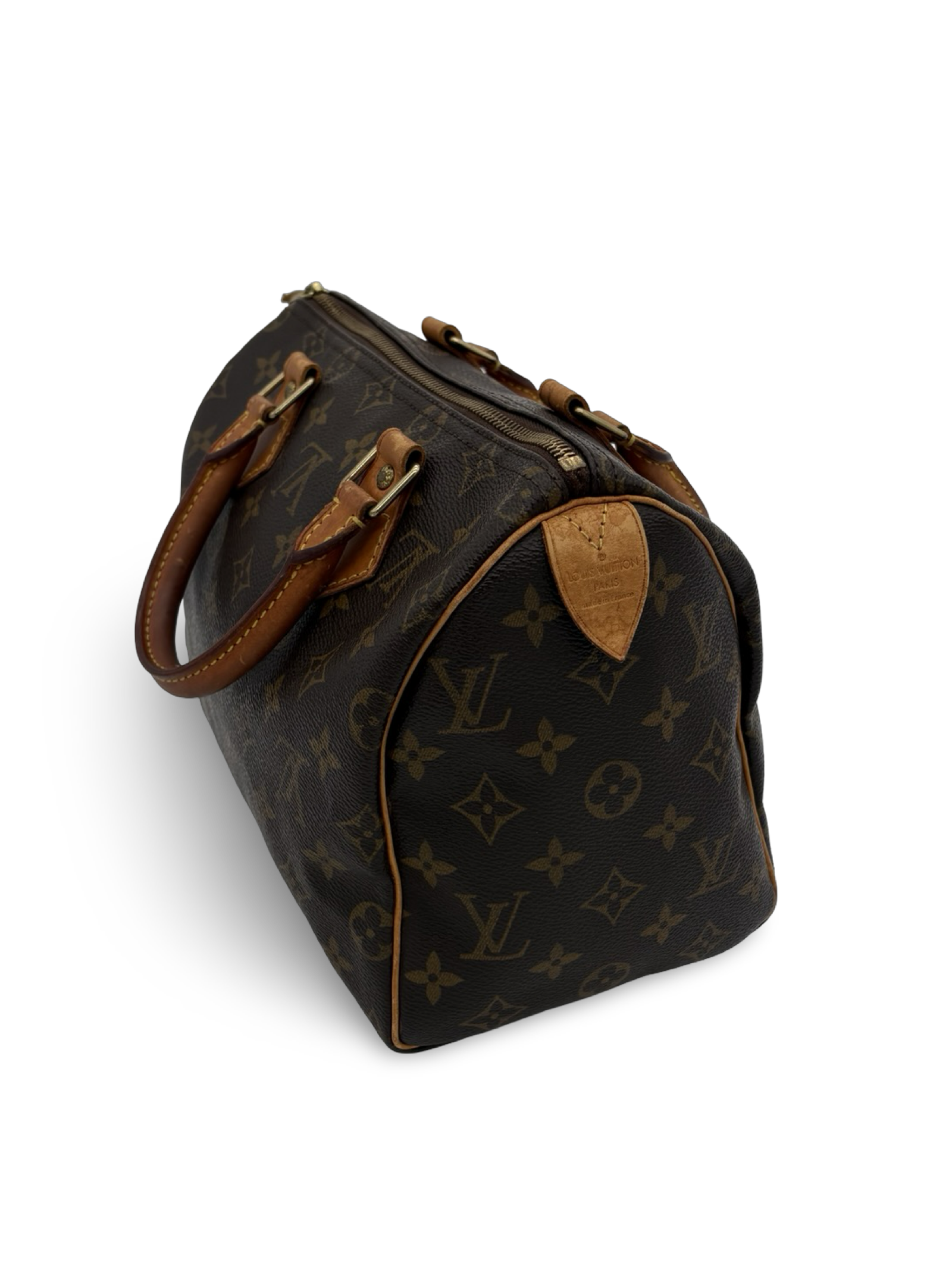 Louis Vuitton Speedy 25 Brown Monogram Canvas Handbag — image 3