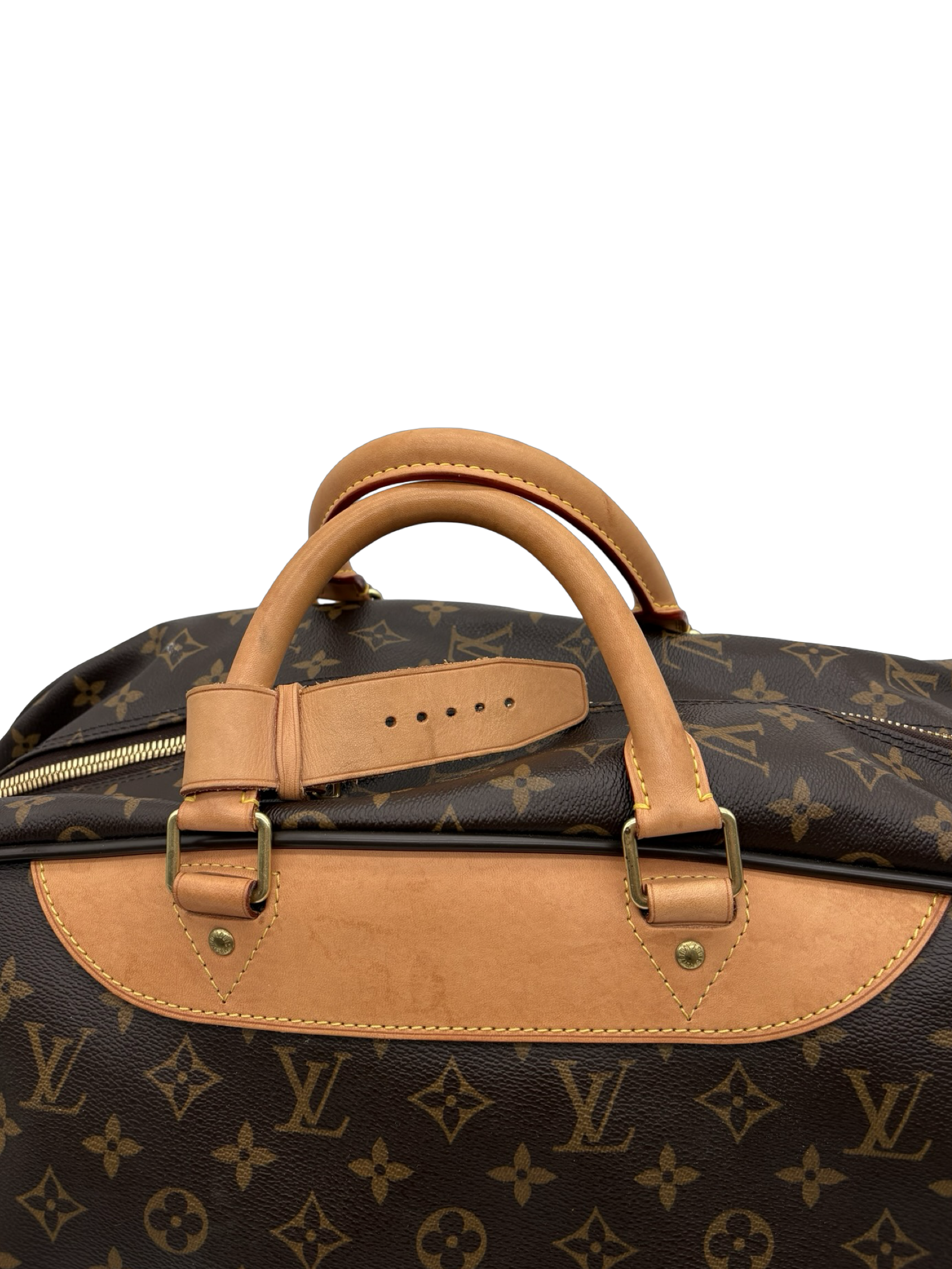 Louis Vuitton Eole 50 Travel Rolling Suitcase Duffel Brown Monogram Canvas Bag — image 6