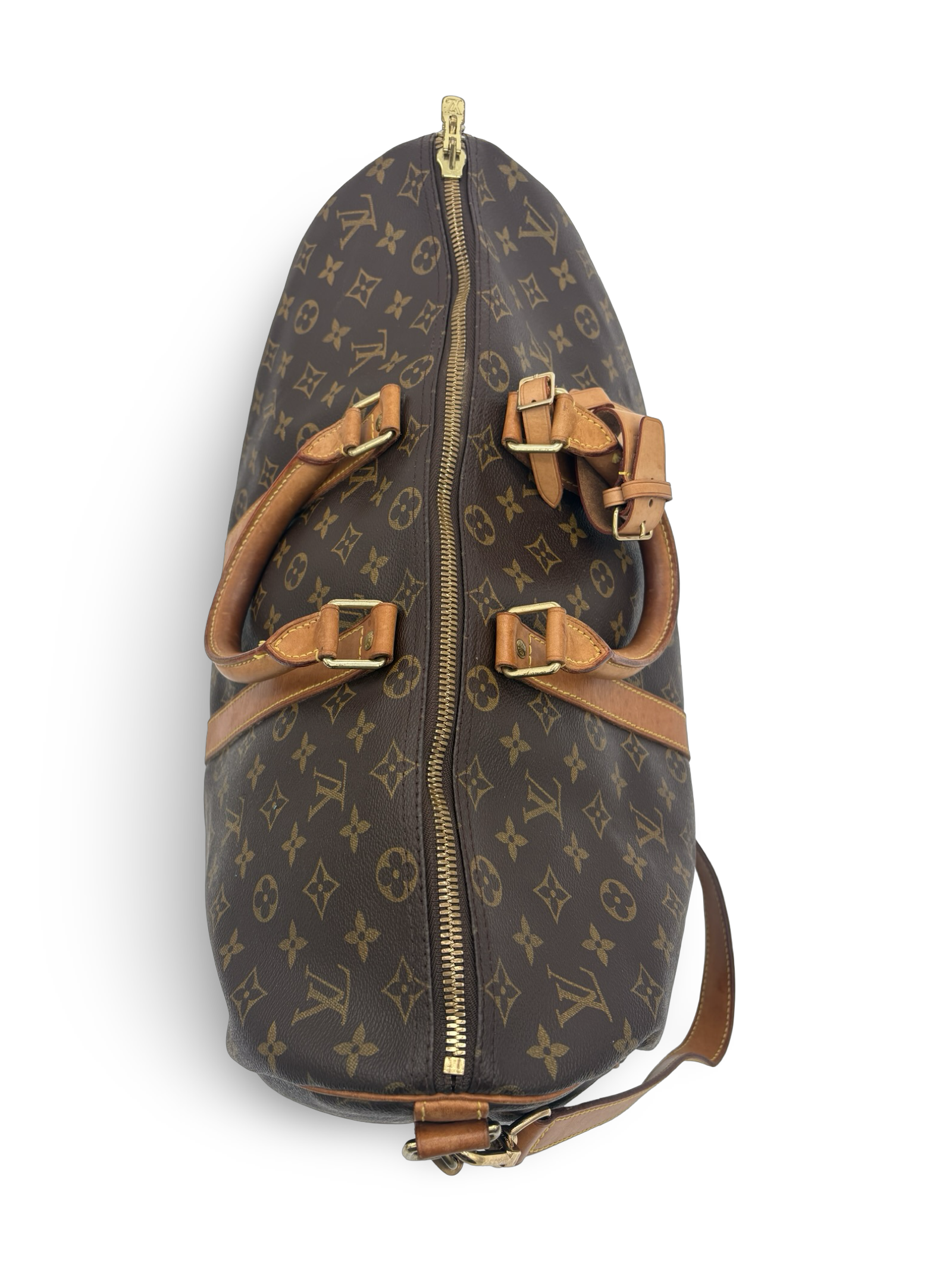 Louis Vuitton Keepall 45 Bandouliere Brown Monogram Canvas Travel Duffel Bag — image 6