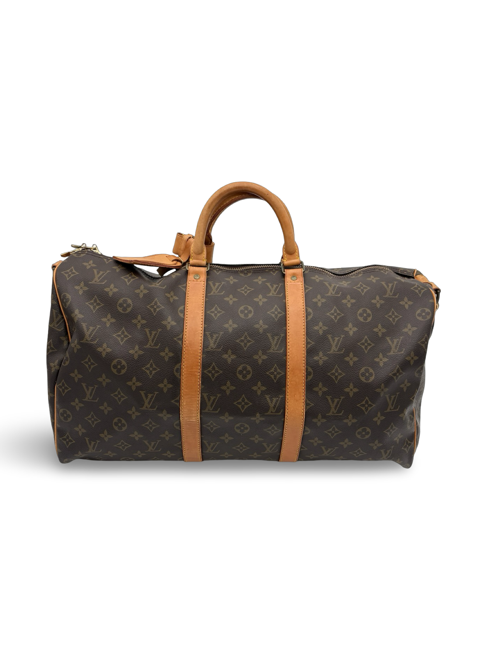 Louis Vuitton Keepall 50 Bandouliere Brown Monogram Canvas Travel Duffel Bag — image 2