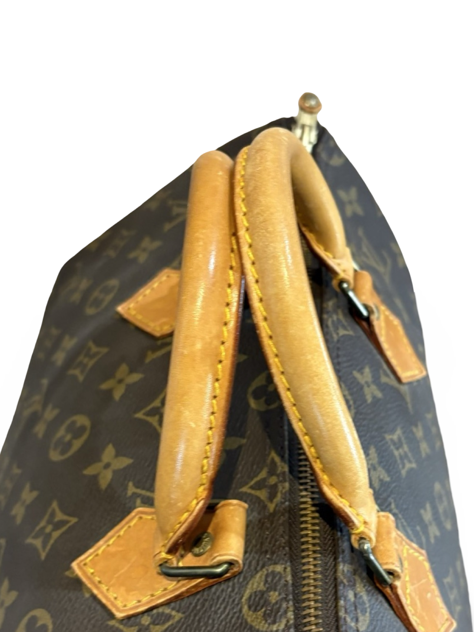 Louis Vuitton Speedy 35 Brown Monogram Canvas Handbag — image 8