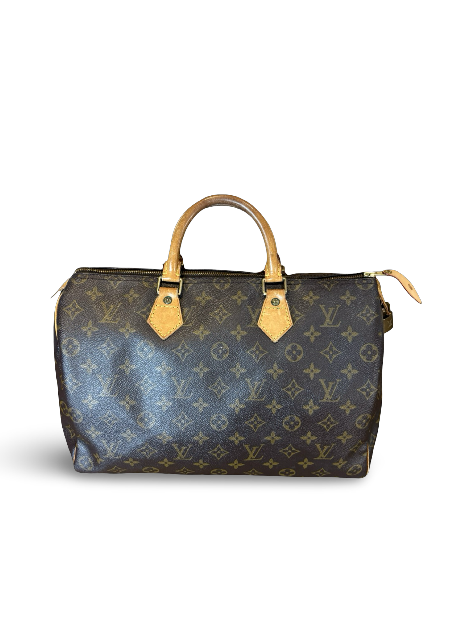 Louis Vuitton Speedy 35 Brown Monogram Canvas Handbag — image 3