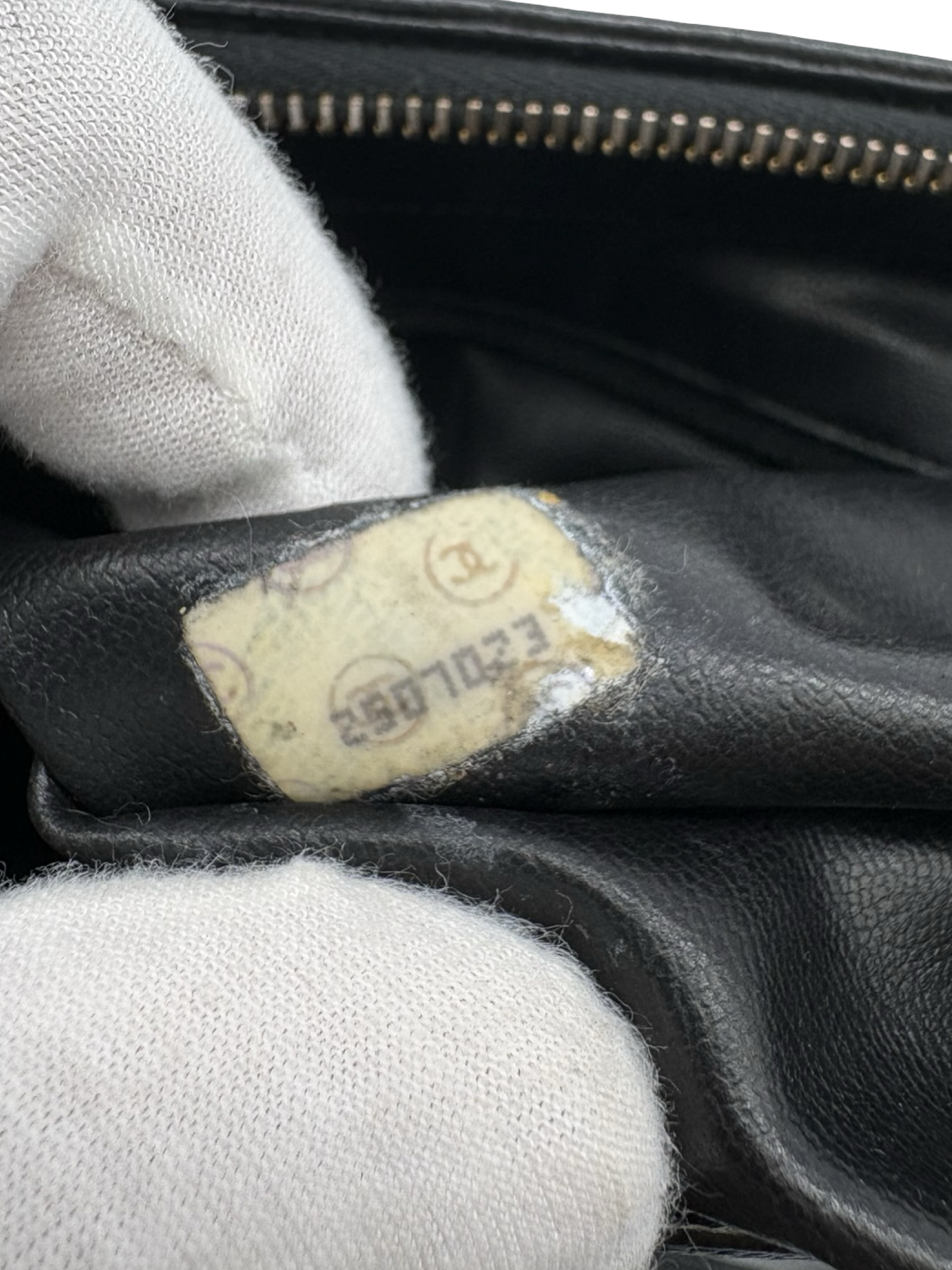 Chanel CC Caviar Black Chain Tote / Shoulder Bag — image 16