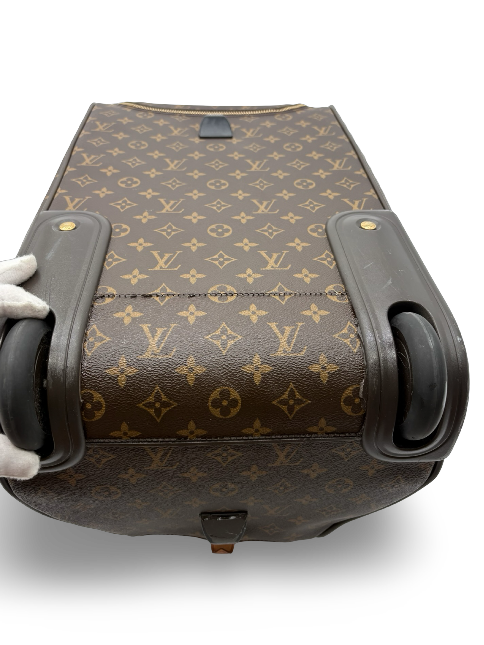 Louis Vuitton Eole 50 Travel Rolling Suitcase Duffel Brown Monogram Canvas Bag — image 22