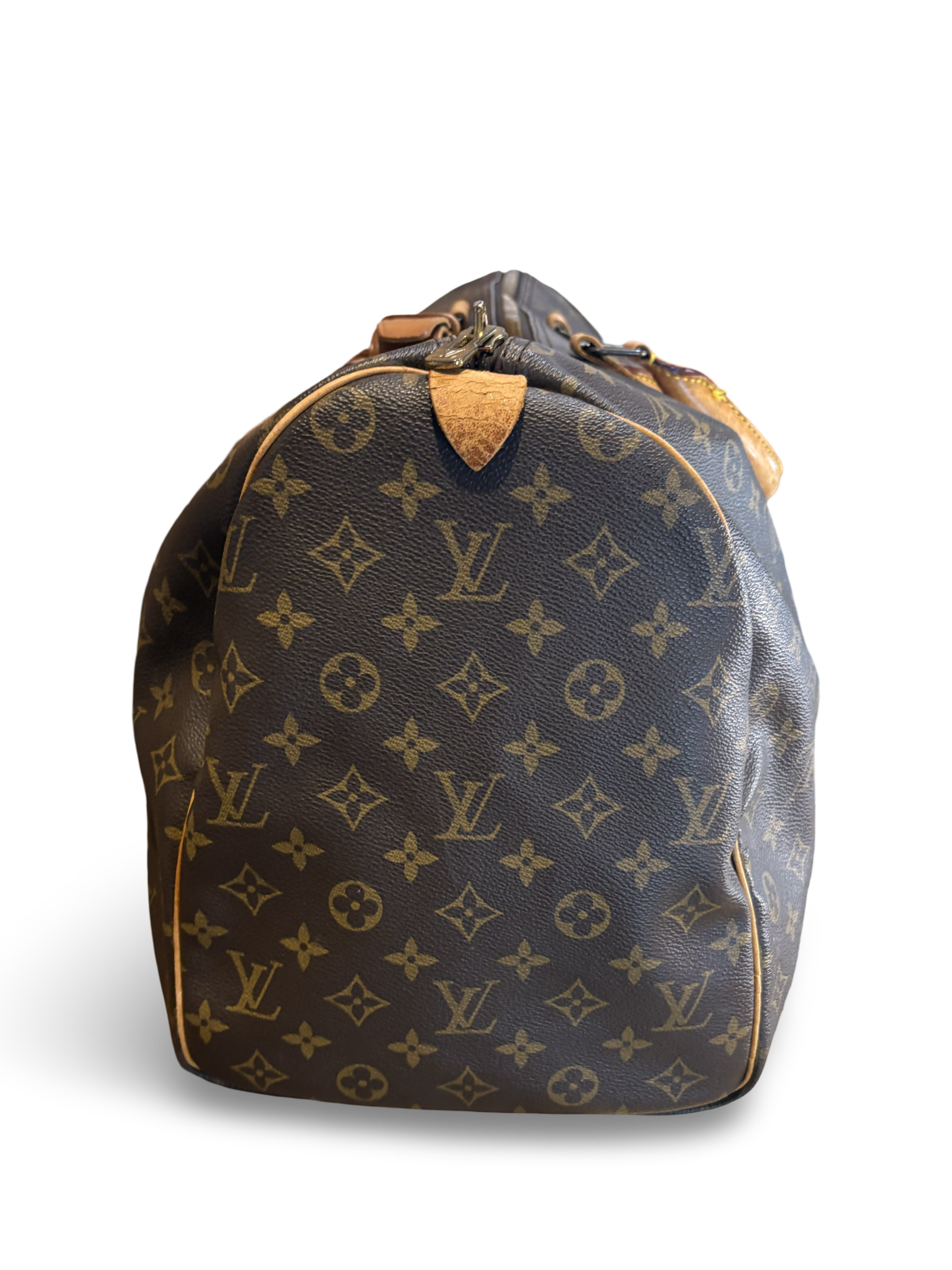 Louis Vuitton Keepall 55 Brown Monogram Canvas Travel Duffel Bag — image 8