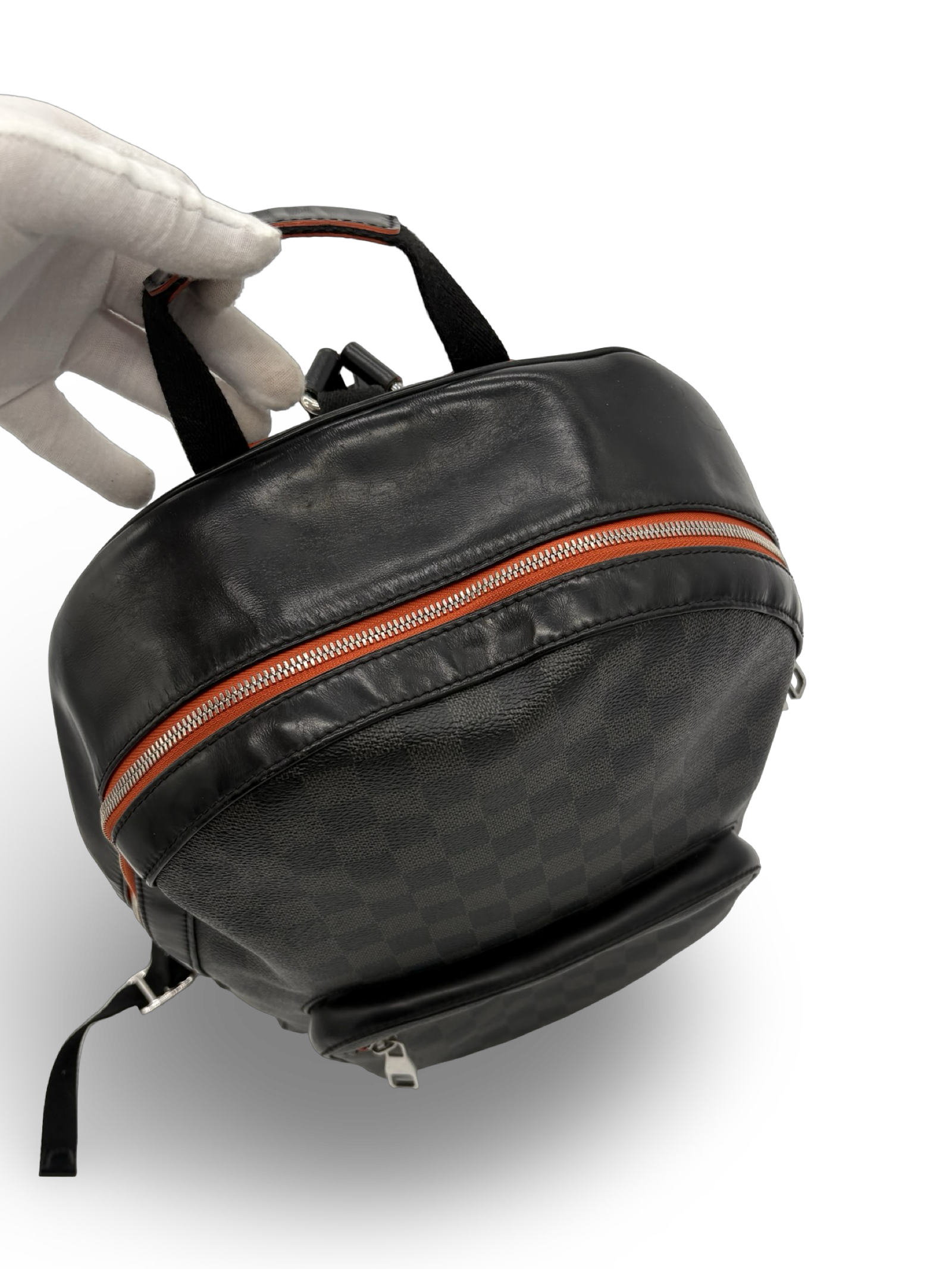 Louis Vuitton Damier Graphite Orange Monogram Canvas Josh Backpack — image 9