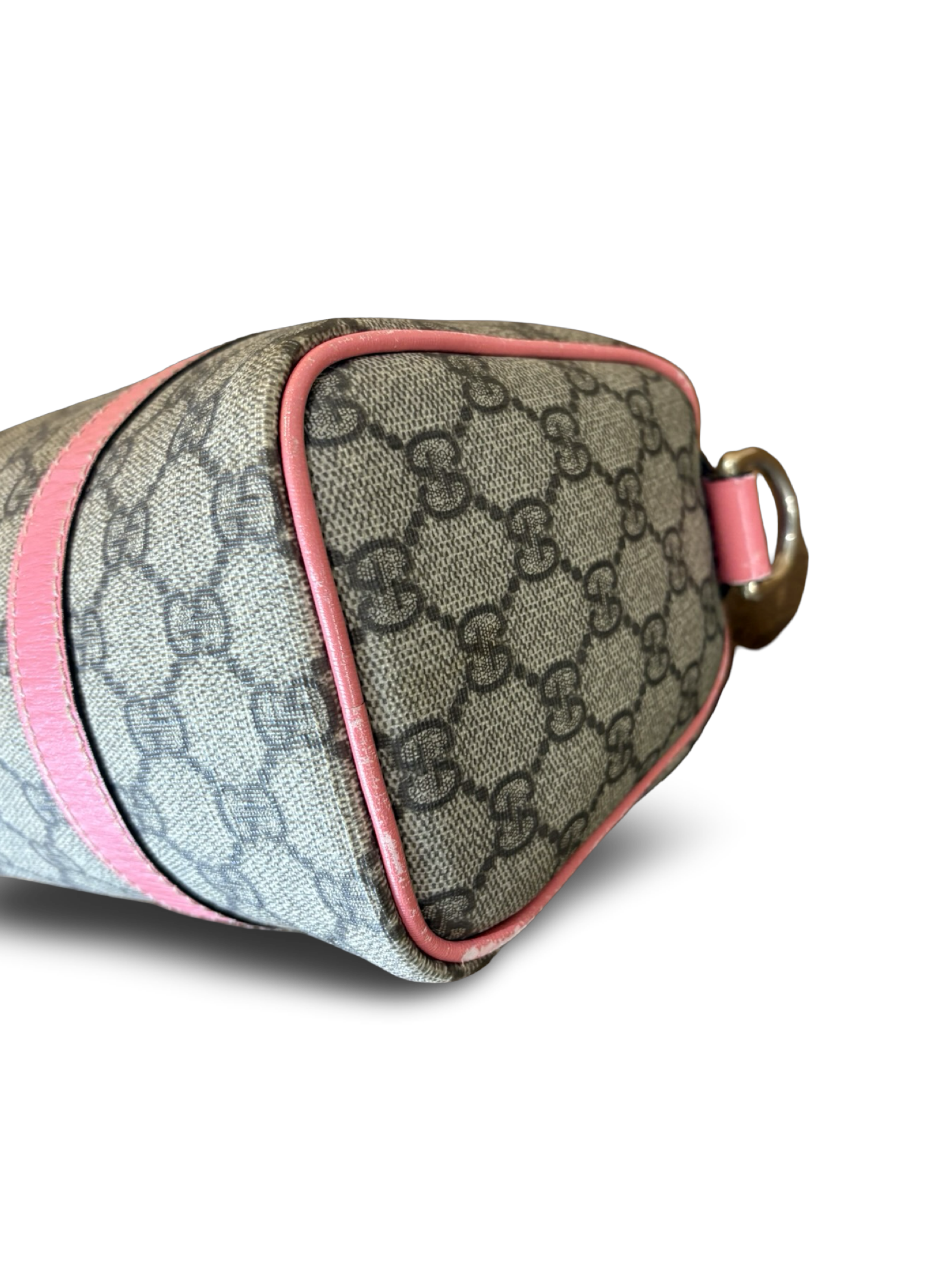 Gucci Mini Boston GG Canvas Pink Handbag — image 10