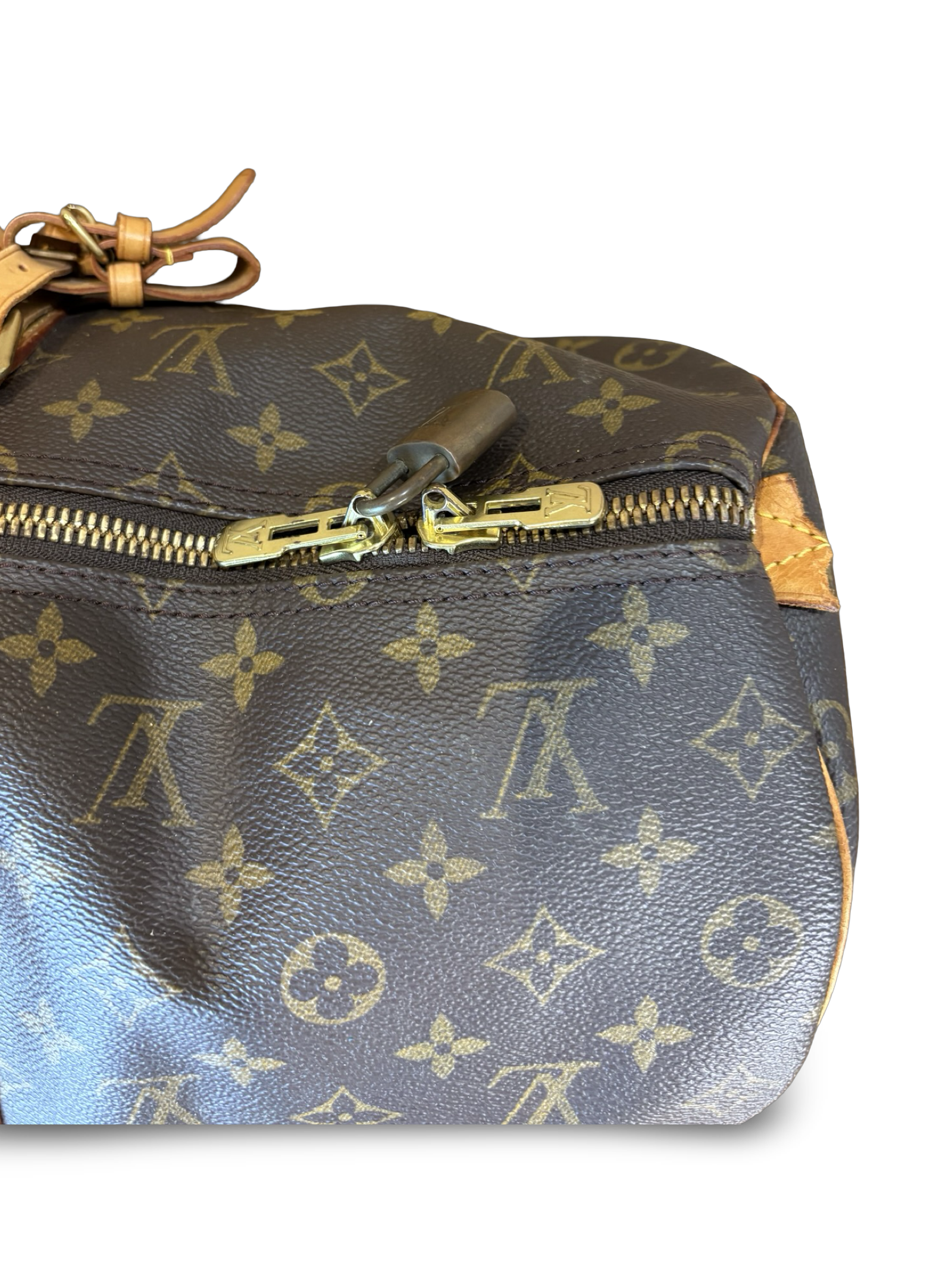 Louis Vuitton Keepall 50 Brown Monogram Canvas Travel Duffel Bag — image 5