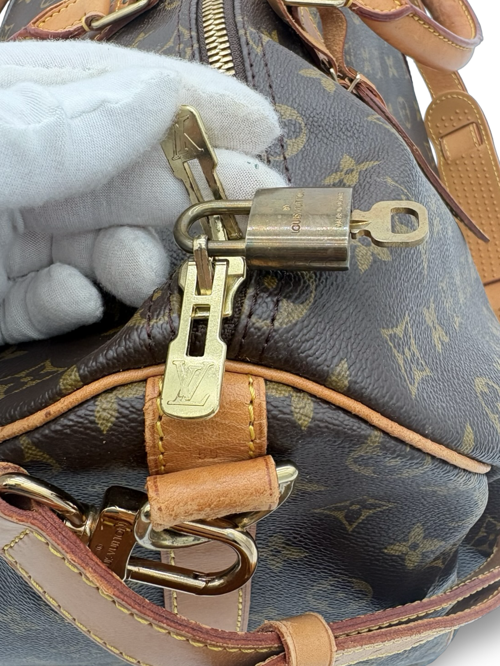 Louis Vuitton Keepall 50 Bandouliere Brown Monogram Canvas Travel Duffel Bag — image 6