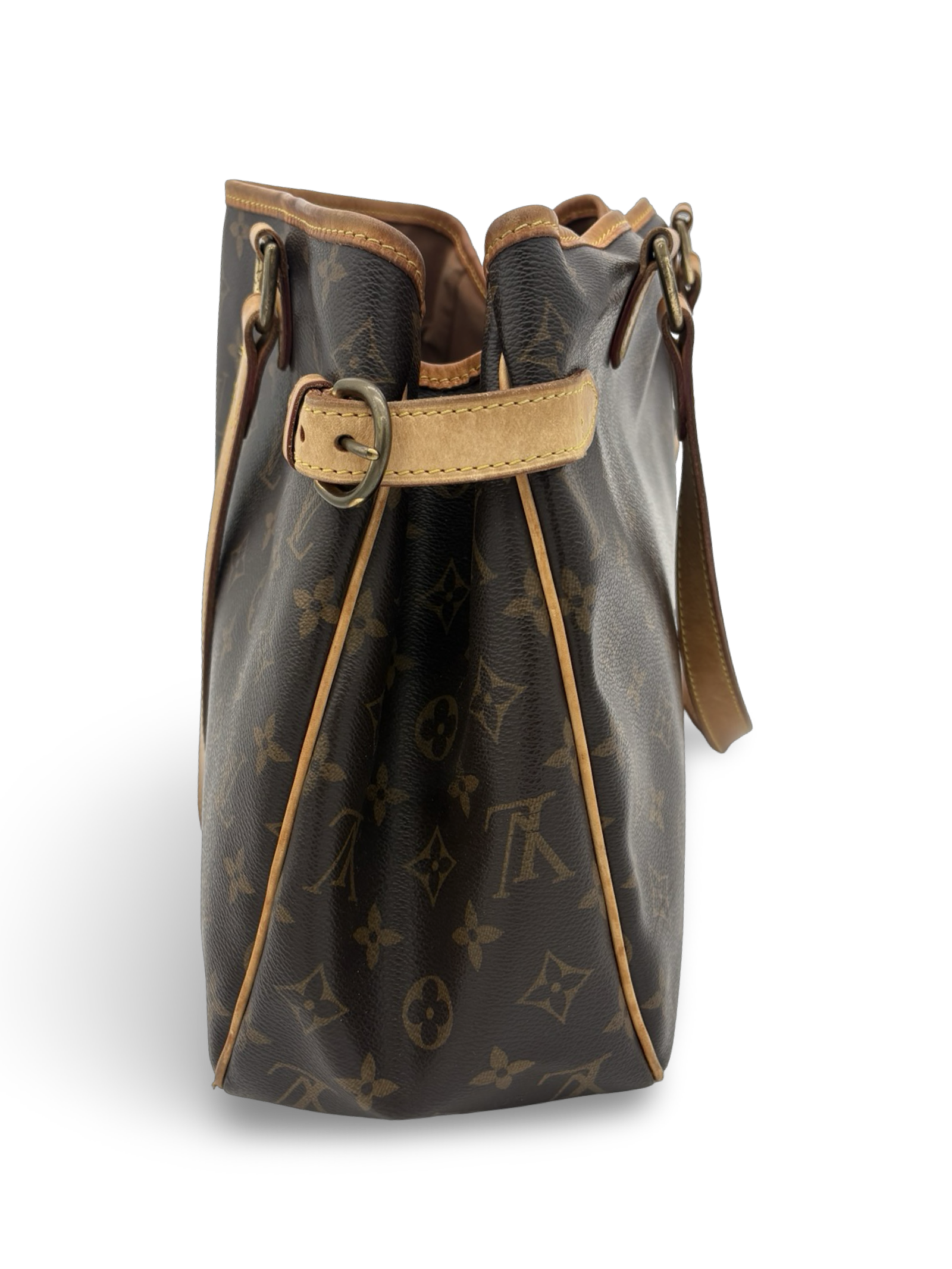 Louis Vuitton Batignolles Horizontal Brown Monogram Canvas Hand / Shoulder Bag — image 4