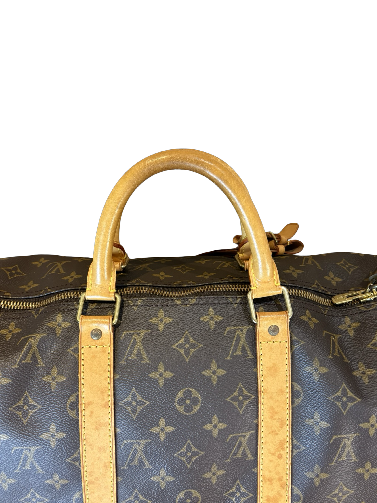 Louis Vuitton Keepall 50 Brown Monogram Canvas Travel Duffel Bag — image 4