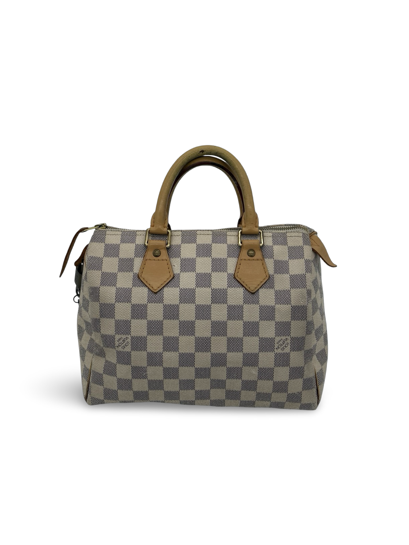 Louis Vuitton Speedy 25 Damier Azur White Monogram Canvas Bag — image 2