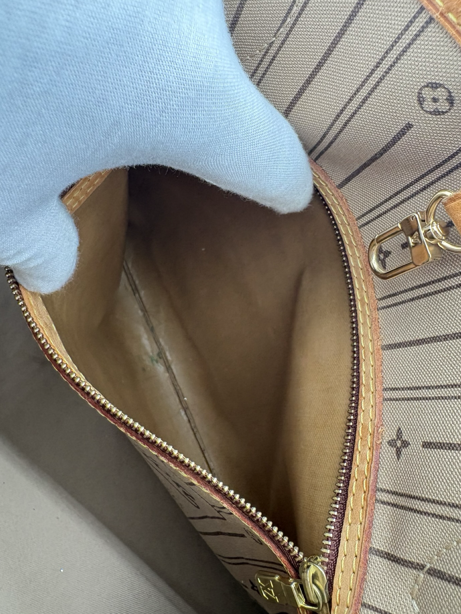 Louis Vuitton Neverfull MM Brown Monogram Canvas Tote Handbag — image 20