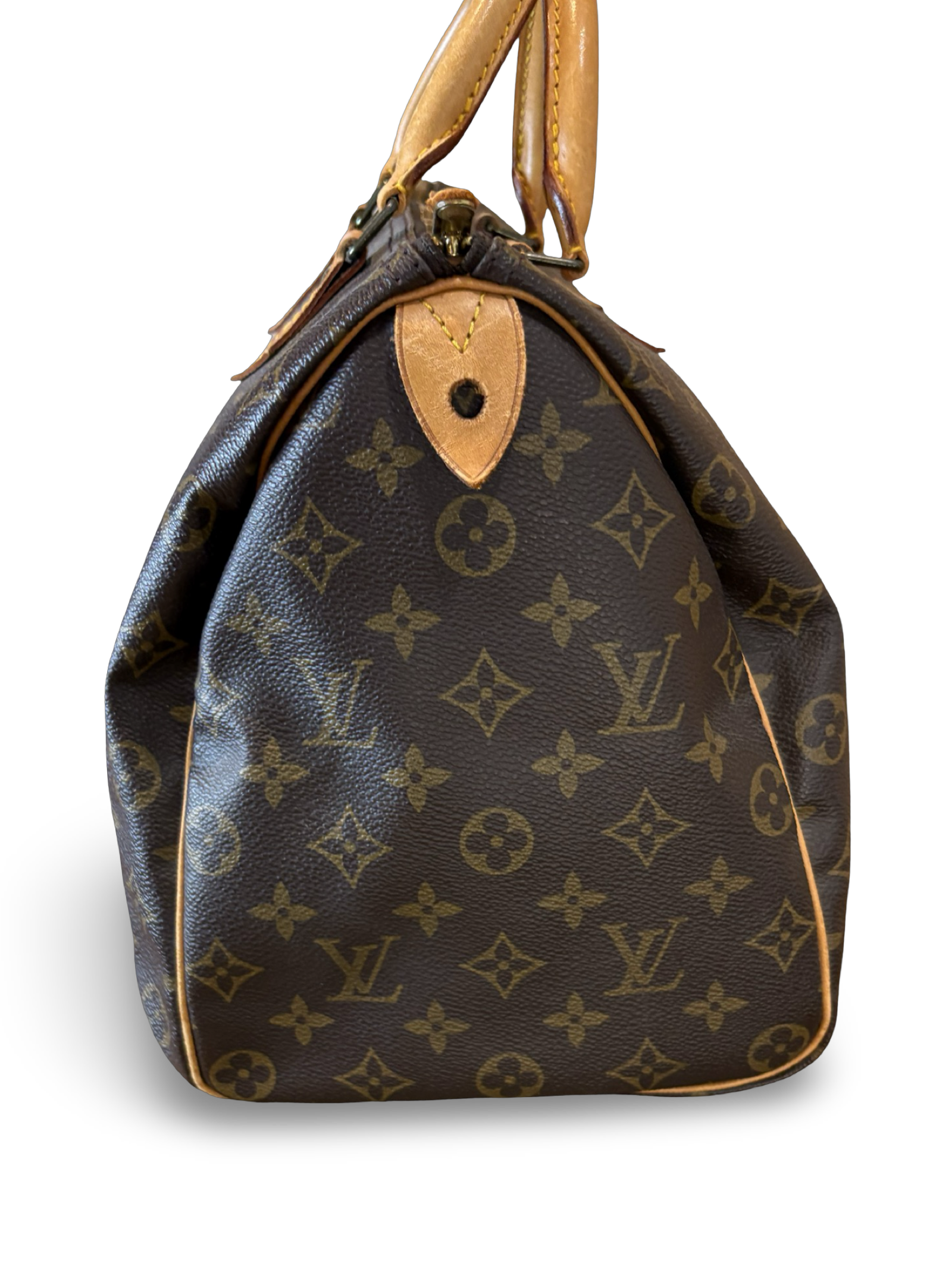 Louis Vuitton Speedy 35 Brown Monogram Canvas Handbag — image 5