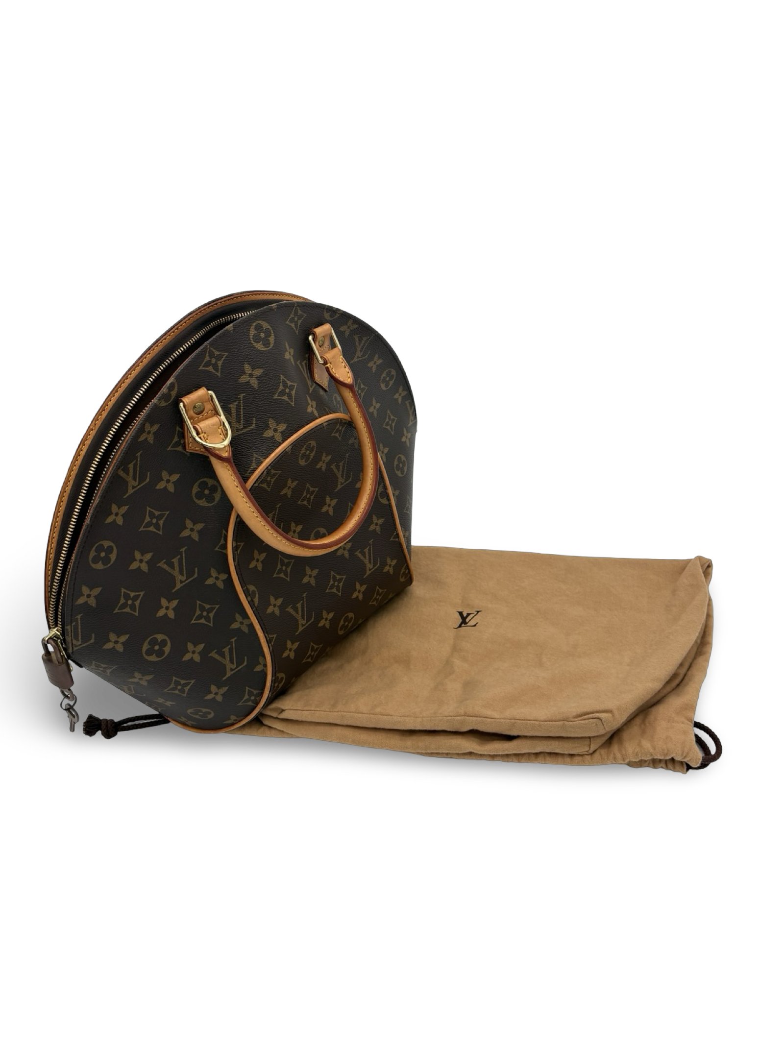 Louis Vuitton Ellipse MM Brown Monogram Canvas Handbag — image 19