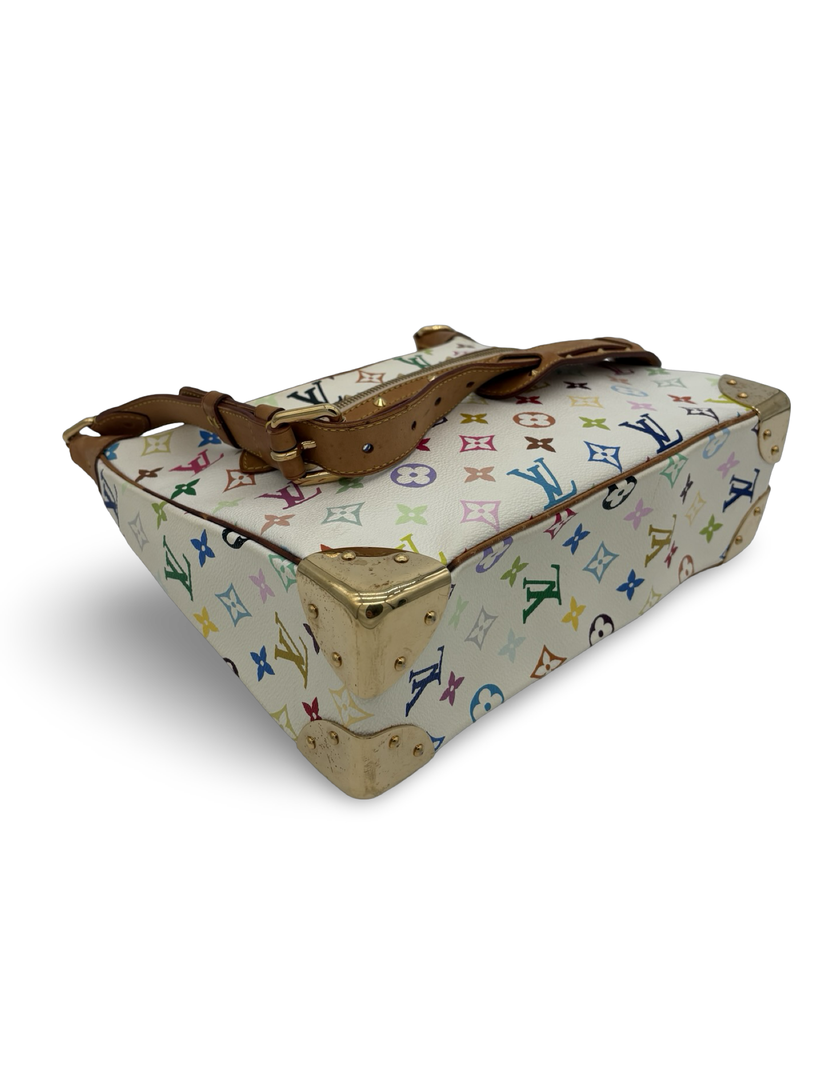 Louis Vuitton Takashi Murakami White Monogram Multicolore Boulogne Bag — image 9