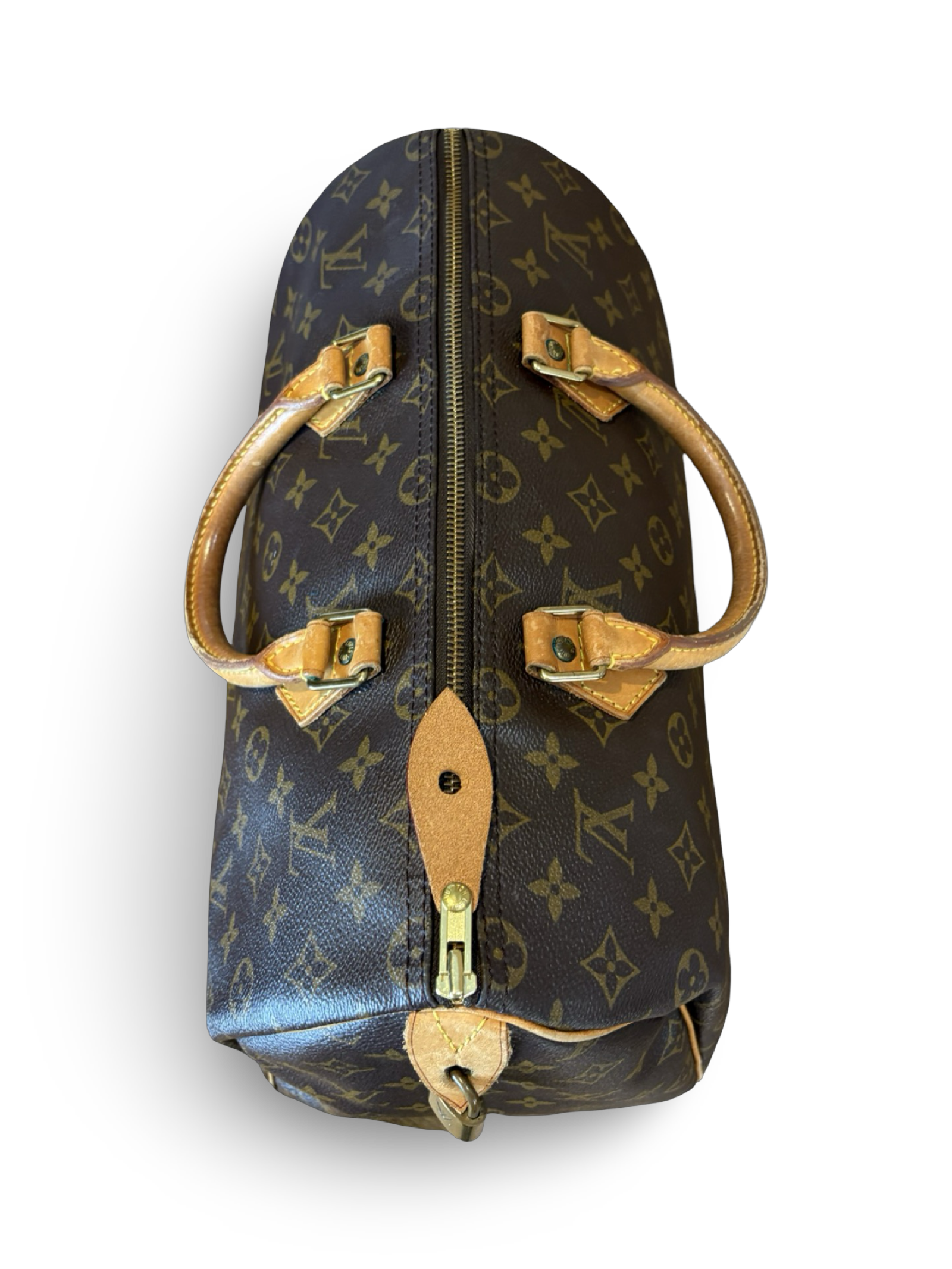 Louis Vuitton Speedy 35 Brown Monogram Canvas Handbag — image 9
