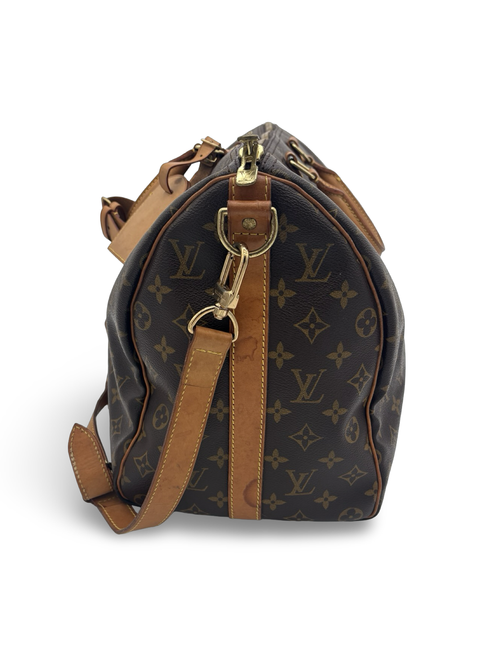 Louis Vuitton Keepall 45 Bandouliere Brown Monogram Canvas Travel Duffel Bag — image 4