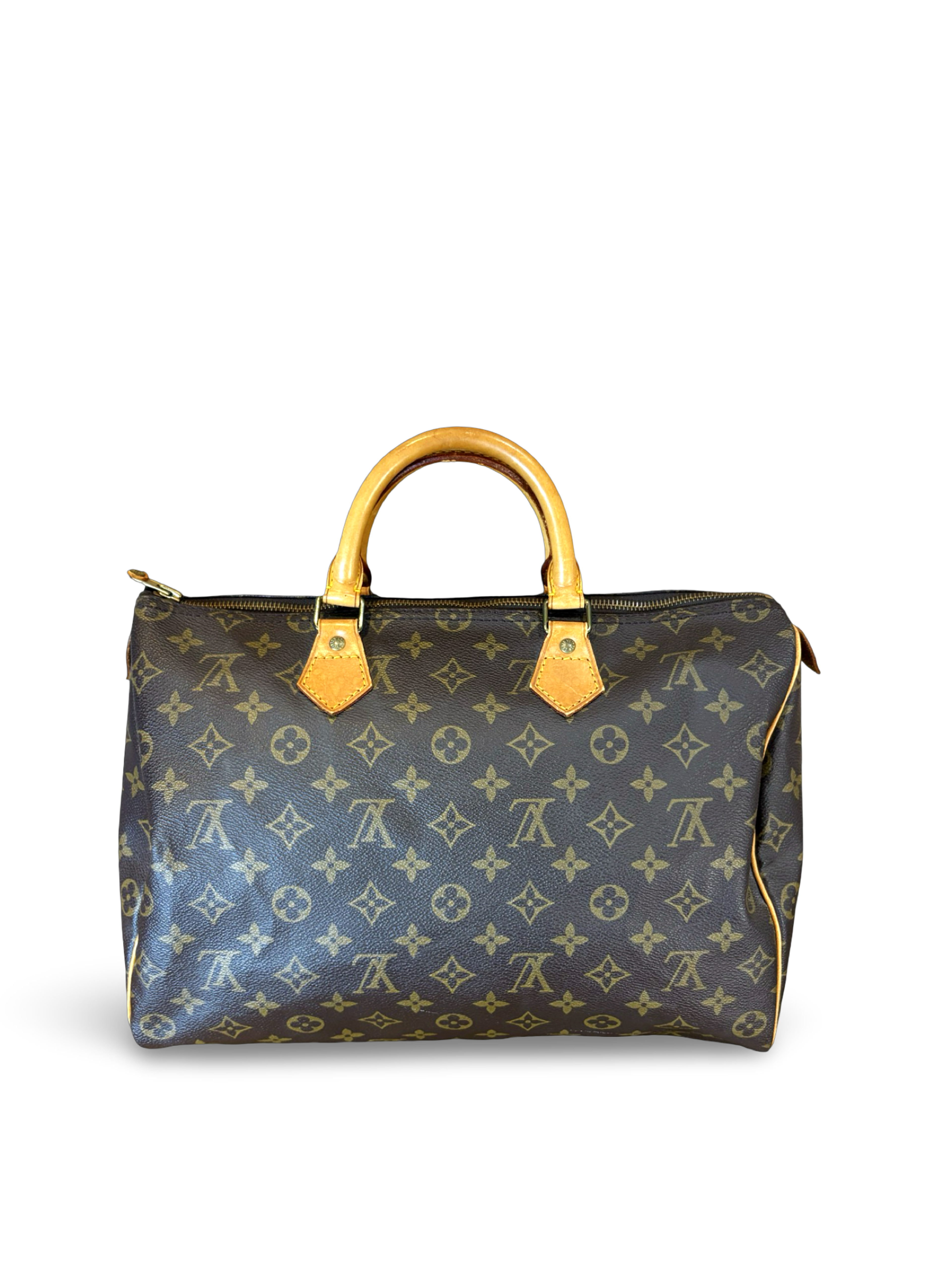 Louis Vuitton Speedy 35 Brown Monogram Canvas Handbag