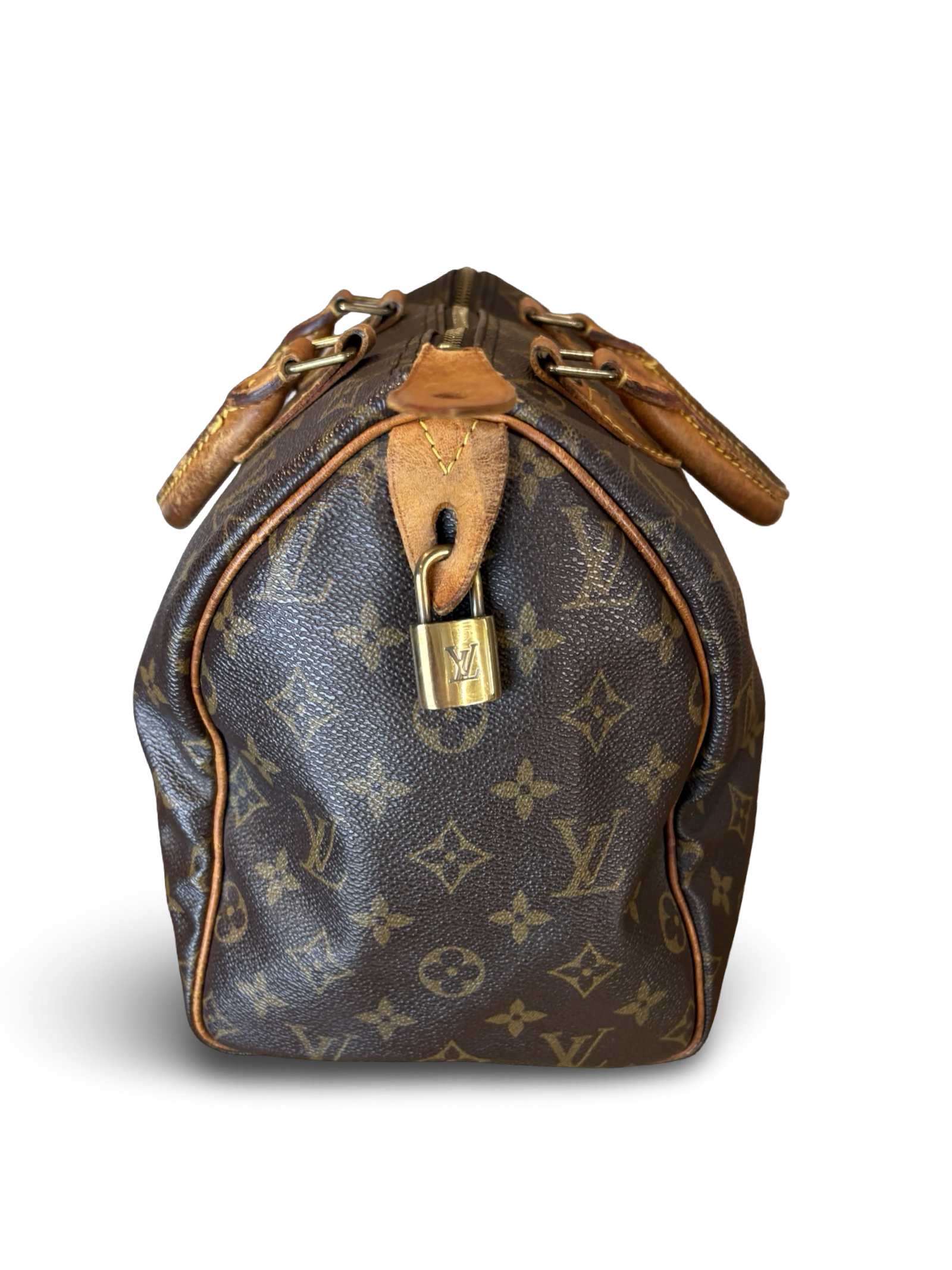 Louis Vuitton Speedy 30 Brown Monogram Canvas Handbag — image 7
