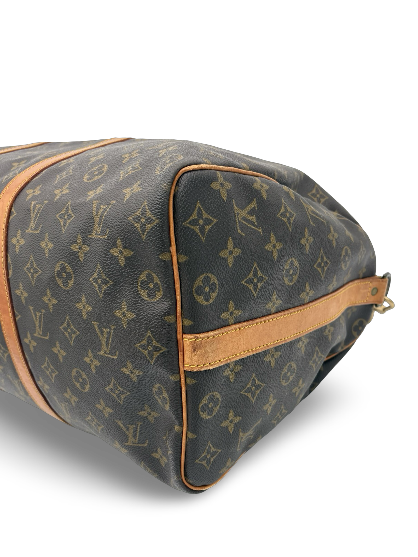 Louis Vuitton Keepall 50 Bandouliere Brown Monogram Canvas Travel Duffel Bag — image 11