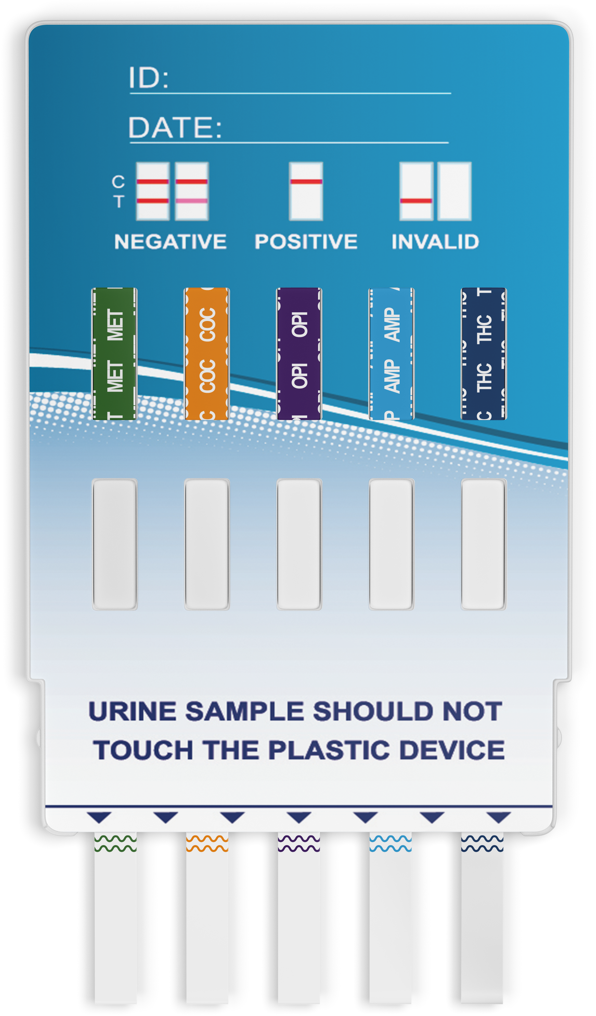 DrugConfirm Urine Dip Card Drug Test