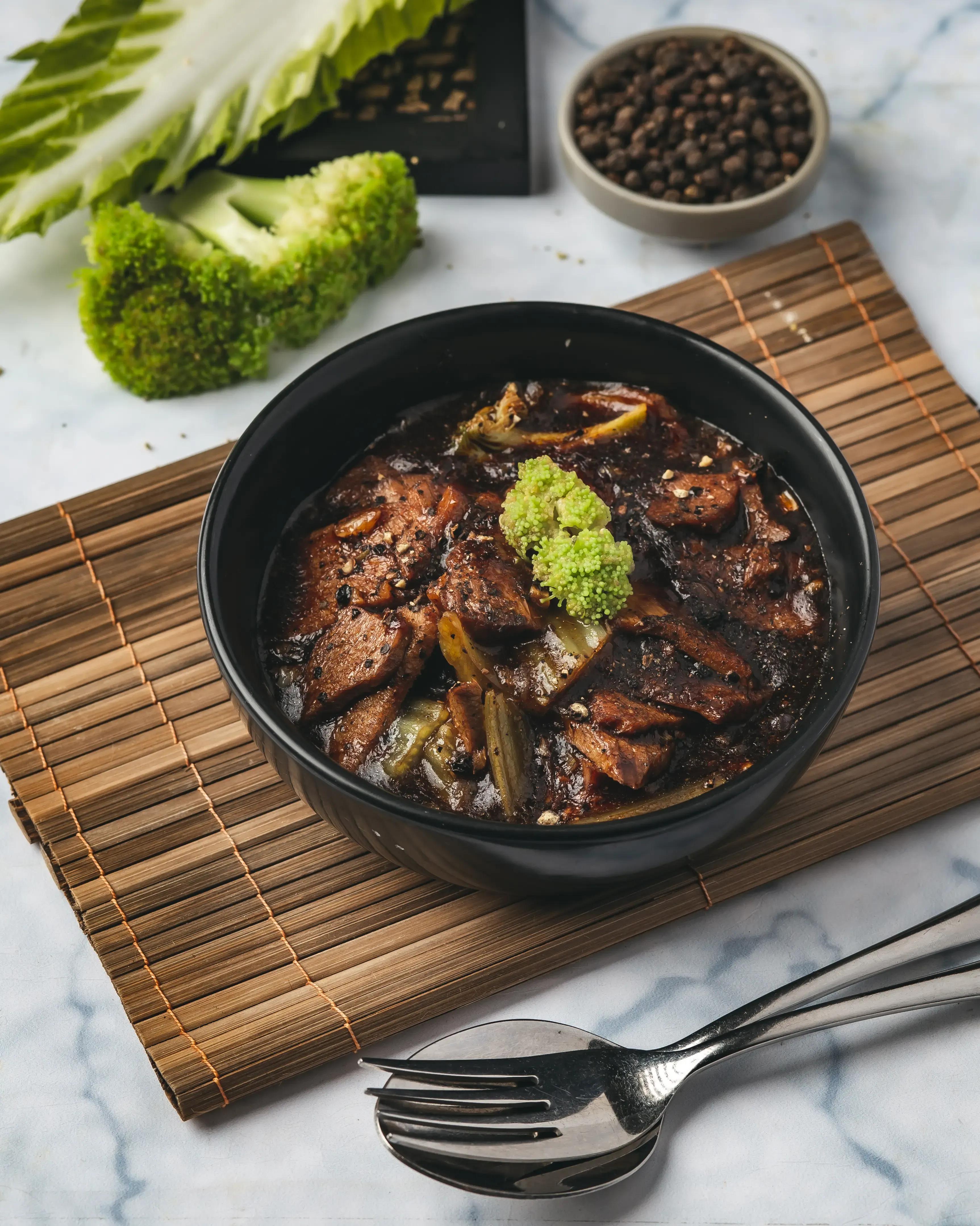 Beef with Black Pepper