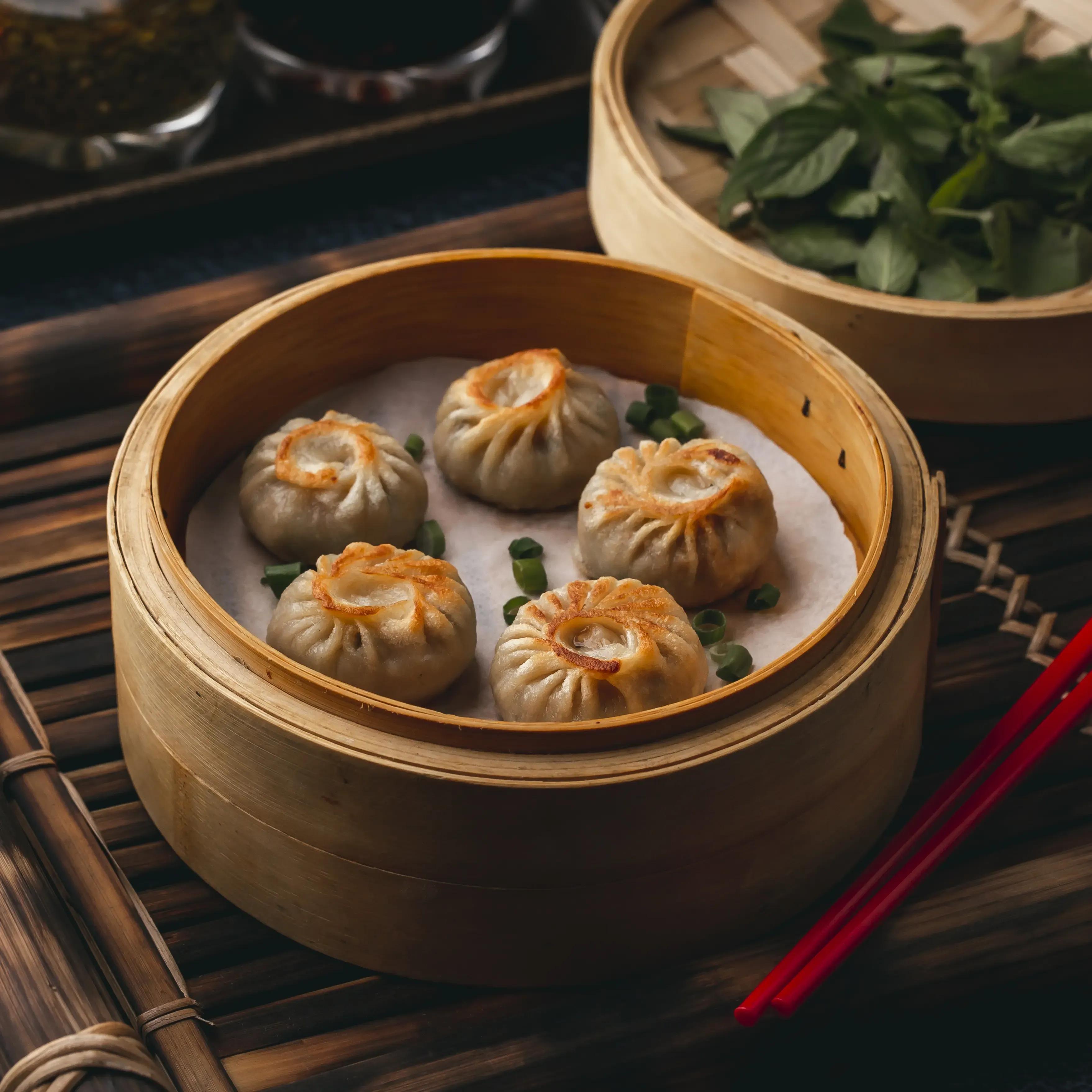 Chicken and Basil Potsticker