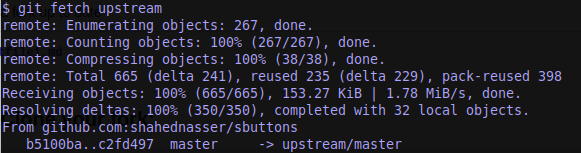 git fetch upstream