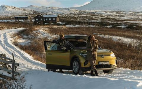 VW ID.4 Bilabonnement imove fjell vinter par hyttetur