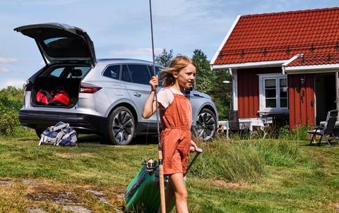 Hyttebil enyaq skoda hyttetur