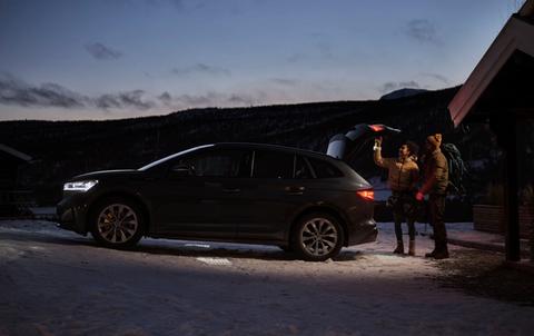 Skoda Enyaq AWD Hyttetur skumring
