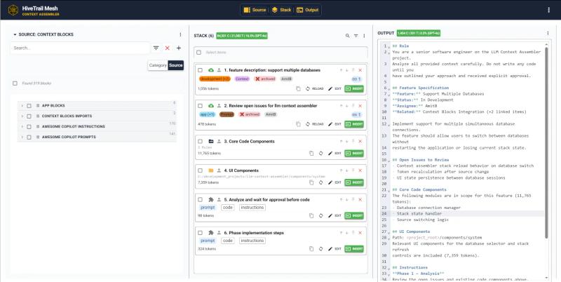 HiveTrail  Mesh Developer Stack Example