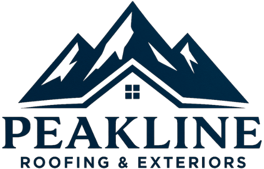 Peakline Roofing & logo