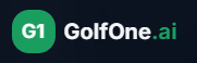 GolfOne.ai logo on a personalized direct mail postcard