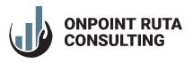 OnPoint Ruta Consulting logo on a personalized direct mail postcard