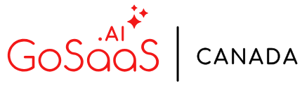 GoSaaS Canada, Inc. logo on a personalized direct mail postcard