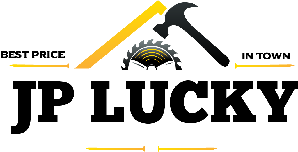 JP Lucky Construction And logo