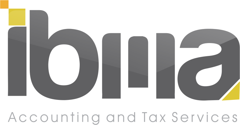 ibma Accounting Limited logo on a personalized direct mail postcard